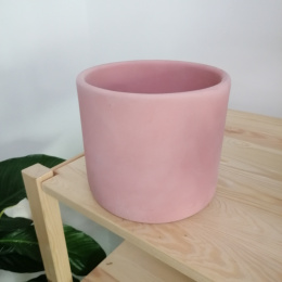 Osłonka betonowa 30cm różowa
